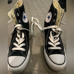 Converse women 6.5 black wedge